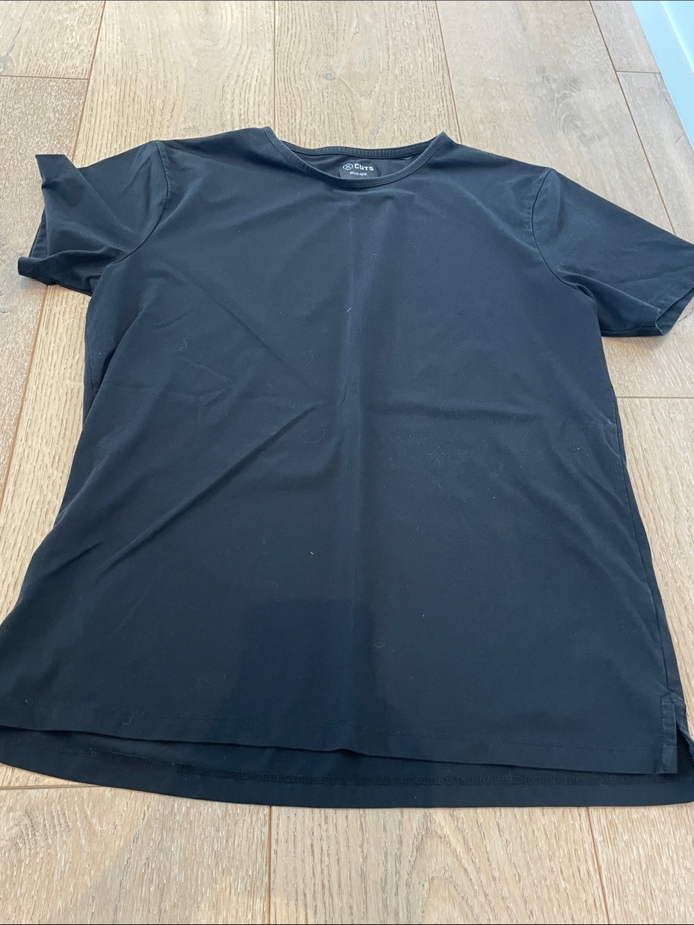 Cuts Clothing Black Short Sleeve Crew Tee